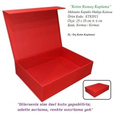 MIKNATIS KAPAKLI KUTU (KTKI011) KETEN KAPLAMA