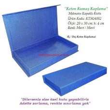 MIKNATIS KAPAKLI KUTU (KTMA002) KETEN KAPLAMA
