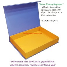 PORTFOLYO KUTU (KTMA003) KETEN KAPLAMA