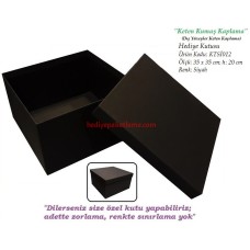 HEDİYE KUTUSU (KTSİ012)  KETEN KAPLAMA
