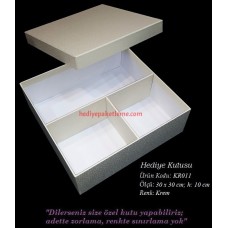 HEDİYE KUTUSU (KR011) BÖLMELİ, AYRAÇLI KUTU