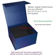 MIKNATIS KAPAKLI KUTU (KTLA012) KETEN KAPLAMA